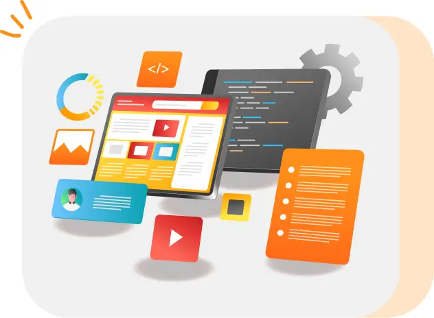 Business people doing tasks